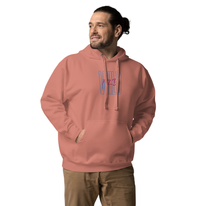 Flashback de neón (sudadera con capucha)