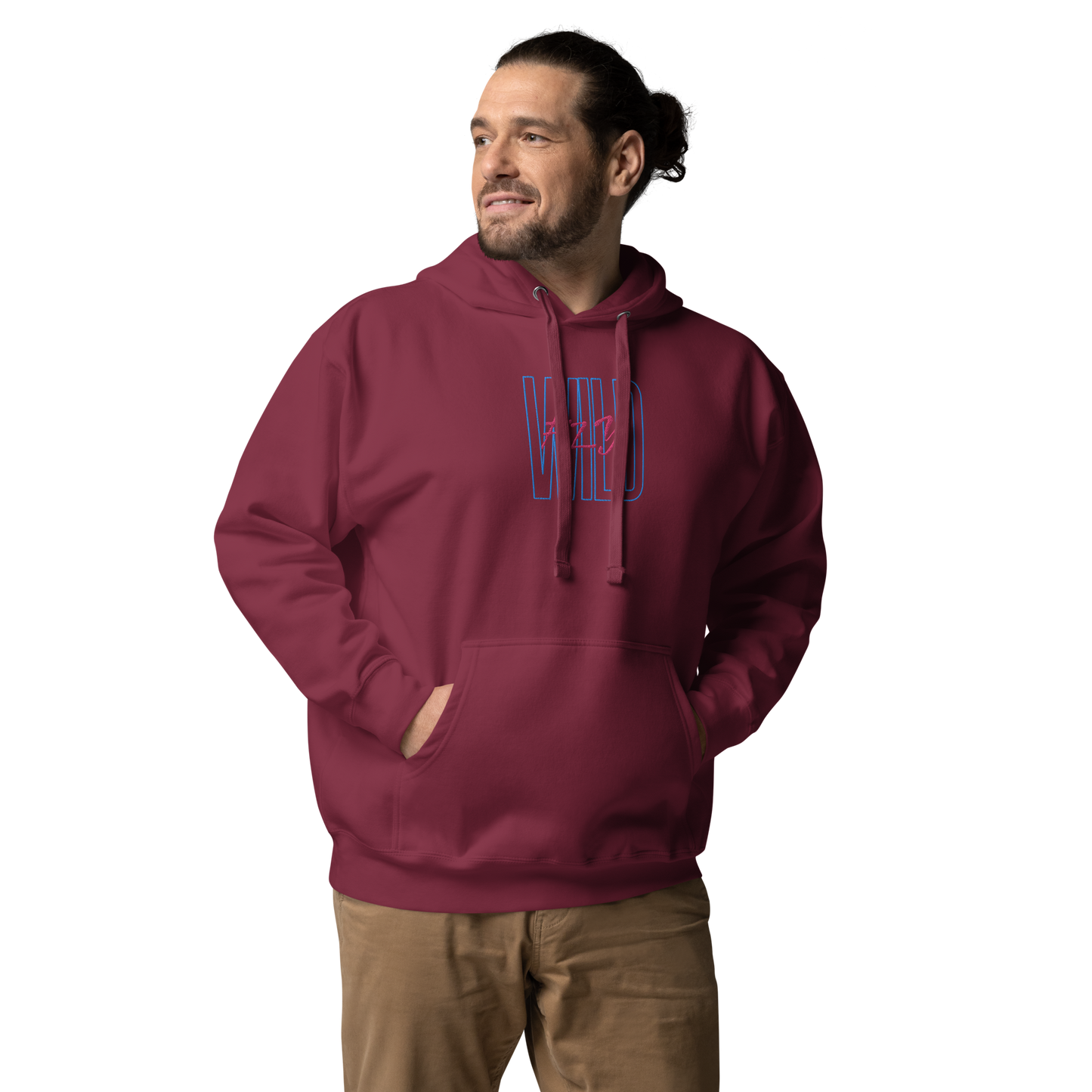 Flashback de neón (sudadera con capucha)