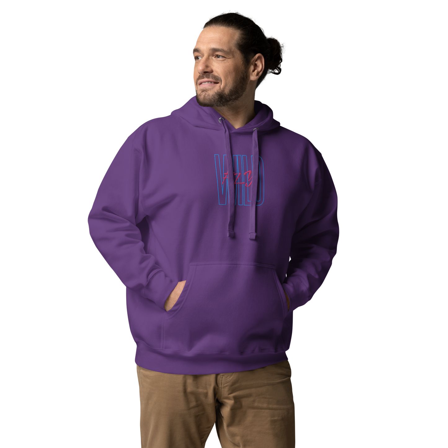 Flashback de neón (sudadera con capucha)